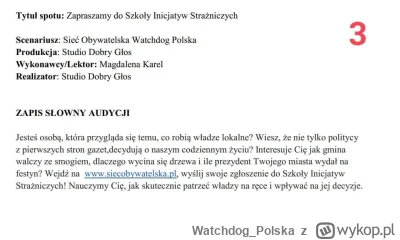 WatchdogPolska - !@rkadjar, @zawodowi3c, @wpiot, @marcinm181, @gray, @szonkonery, @po...