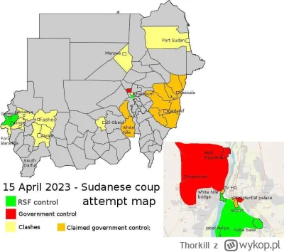 Thorkill - Taka mapka krąży po sudańskim twitterze. Nie jestem w stanie stwierdzić na...