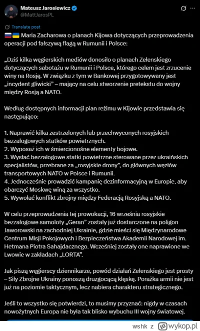 wshk - Żeby nie było - raszka oczywiście bez żadnej winy, Ukraińcy te drony pewnie na...