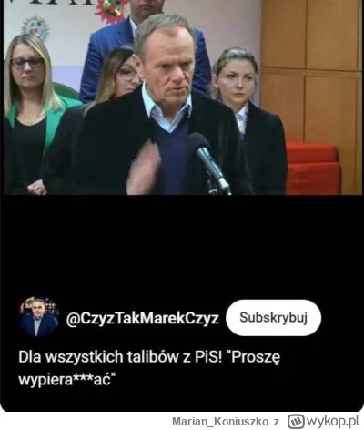 Marian_Koniuszko - Marek Czyż - obiektywny, apolityczny. Wkrótce w "odpolitycznionej"...