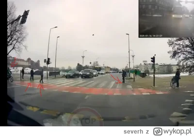 severh - Nie dość że koleś z prawej się ładuje na pasy na czerwonym to z lewej widać ...