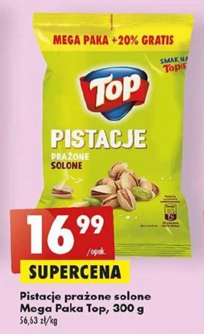 Bulczan - @Corrny: a to nie dlatego, że w Polsce pistacje są po prostu drogie? 17zł z...