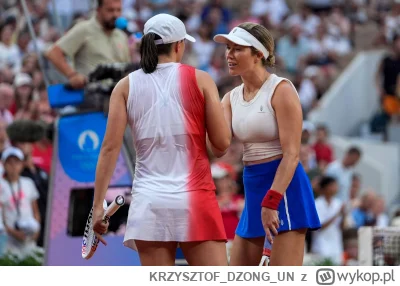 KRZYSZTOFDZONGUN - Moment, w którym Iga Świątek przegrała złoty medal olimpijski.



...