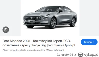 Cztero0404 - >oddajcie Mondeo tepe wuje!

@repoo: Nowego forda mondeo możesz kupić w ...