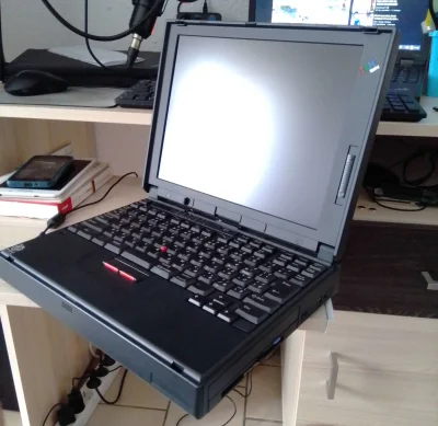 Nooleus - Sprowadziłem #thinkpad 380E (1997) z Japoni. Chciałem zainstalować winde 95...