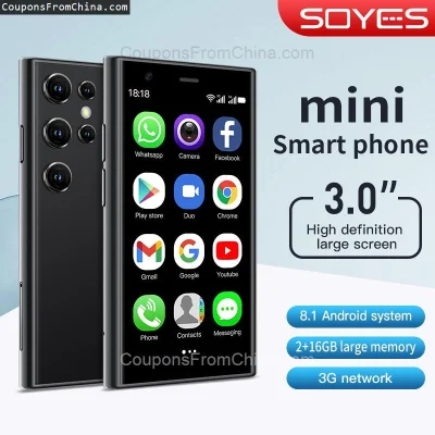 n____S - ❗ SOYES S23 Mini Smartphone 2/16GB
〽️ Cena: 31.15 USD
➡️ Sklep: Aliexpress

...