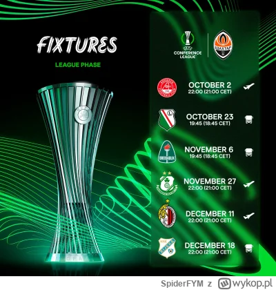 SpiderFYM - 23 październik 

Szachtar vs Legia przy Reymonta

#wislakrakow