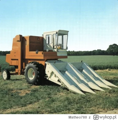 Matheo780 - Rivierre Casalis ABM 480 to francuski kombajn do kukurydzy, który masowo ...