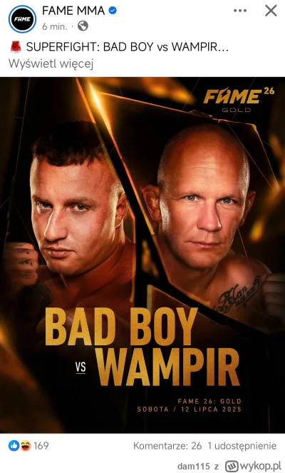 dam115 - Słabo.

Jedyny plus, że gleba nie zarobi i się nie pokaże w miejscu, którego...