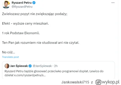 Jankowalski715 - Petru napisał prawdę o dopłatach do kredytów, w tym kredyt 0%. Ale m...