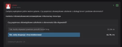 wiedzmy - Wolnościowiec @L3stko oczywiście kasuje komentarze, więc napisze tutaj.

Ła...