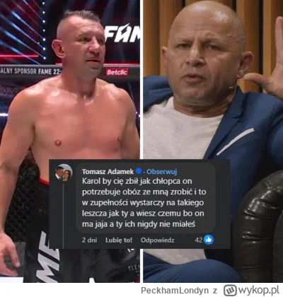 PeckhamLondyn - #primemma zobaczyłbym taką walke z Adamkiem. Zawsze cieszy jak gangre...