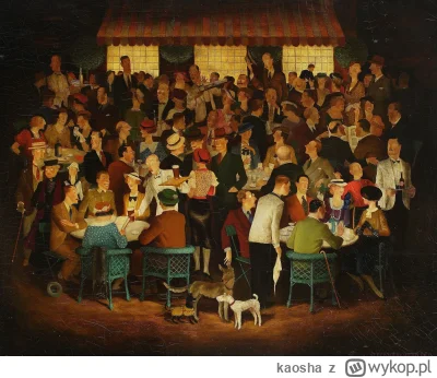 kaosha - #sztuka #art #obrazy #malarstwo
Stefan Płużański
Kawiarnia
(olej na dykcie...