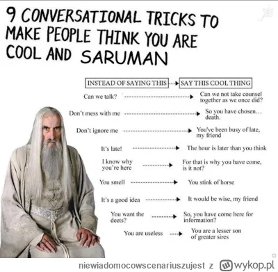 niewiadomocowscenariuszujest - #lotr #wladcapierscieni #heheszki