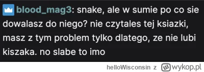 helloWisconsin - #kiszak Ale się spruli o Pisarskiego przed chwilą XD kiszak aż się z...