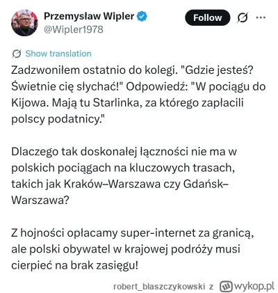robert_blaszczykowski - Zadzwoniłem ostatnio do kolegi, pytam: "Gdzie jesteś? Świetni...