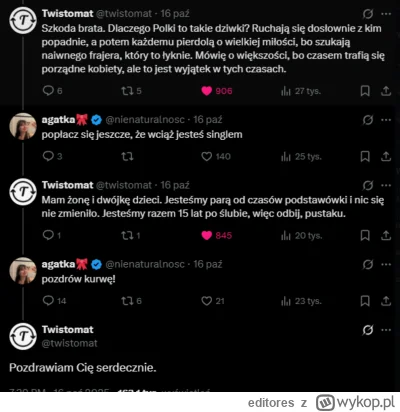 editores - @paluszki_rybne: Manipulacja. uciąłeś ważną część. Facet wyzywa polskie ko...