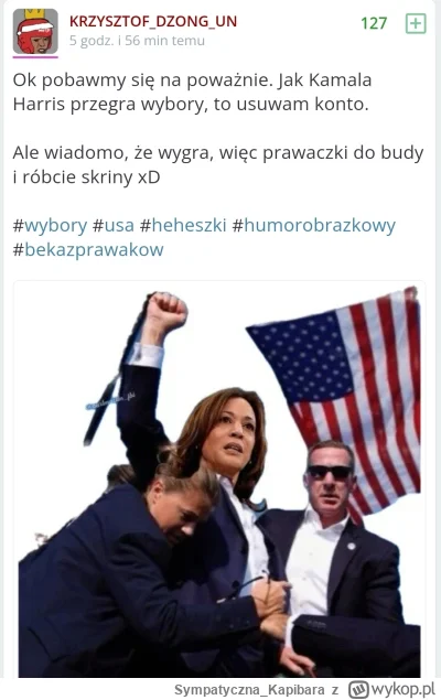 Sympatyczna_Kapibara - Usunął juz konto? Cholewa z mordy

#bekazlewactwa #bekazpodlud...