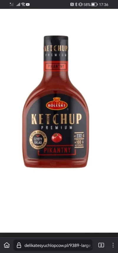 kikiton - @czlowiekzlisciemnaglowie Spróbuj tego, jak dla mnie pozamiatali tym ketchu...