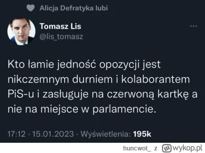 huncwot_ - dziwne, już tyle razy na wykopie czytałem, że Tusk dzięki zjednoczonej opo...