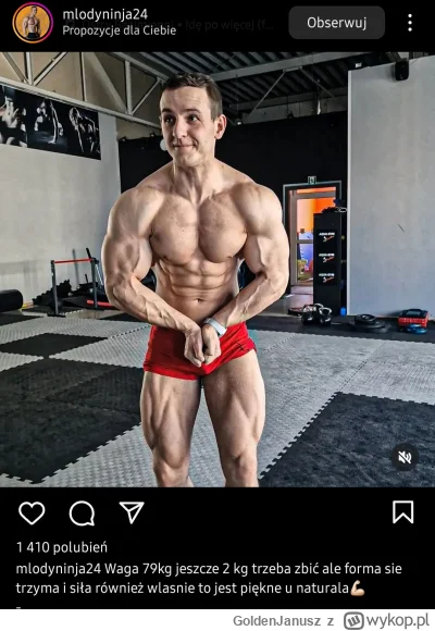 GoldenJanusz - ten młody igła już oszalał chyba z rozpaczy 
#silownia #mikrokoksy