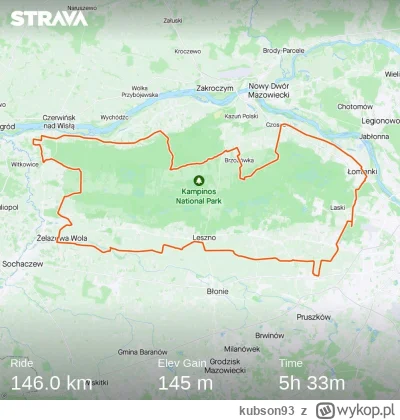 kubson93 - 456 024 + 146 = 456 170

Dzisiejszy Tour de Kampinos. Trochę za gorąco dzi...