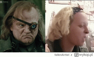 fallenArtist - Zgierski Szalonooki Alastor Moody tego typu benc xD
#bonzo #harrypotte...