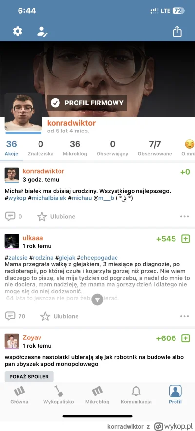 konradwiktor - chyba jakis blad wykopu bo pokazuje ze niby zweryfikowany profil firmo...