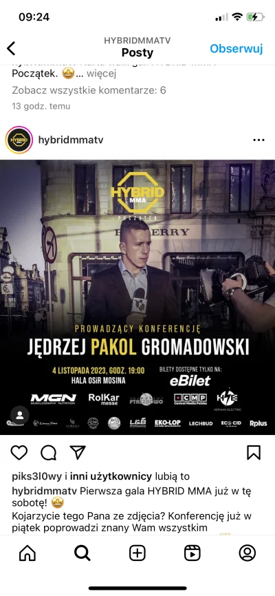 RozowaLandrynka88 - #famemma dziś konferencja hybridmma, która poprowadzi pakol.
jakb...