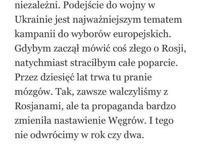 Gours - Bardzo ciekawe rzeczy mówi w wywiadzie dla Rzeczpospolitej nowy lider węgiers...