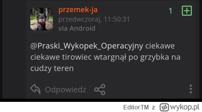 EditorTM - @Malutor: A jak się wydarzy to degeneraci wrzucają memy z owczarkami belgi...