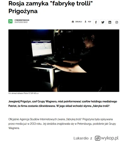 Lukardio - https://cyberdefence24.pl/polityka-i-prawo/prigozyn-zamyka-fabryke-trolli?...