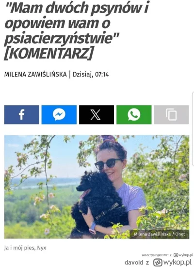 davoid - Kto promuje wychowywanie psów zamiast dzieci? Widzę ten trend zarówno w Pols...