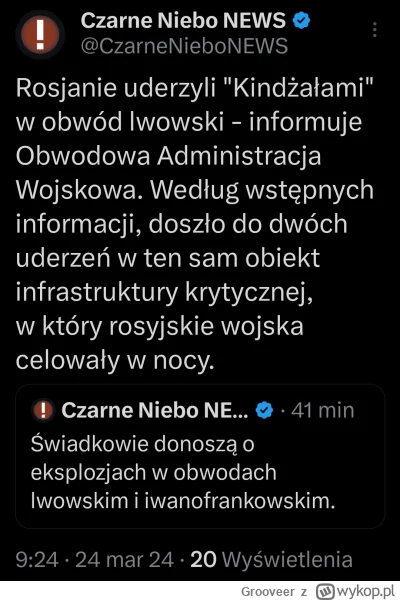 Grooveer - Ciekawe jakim cudem Ukraina ochroni F-16 jeśli dostanie od zachodu skoro n...