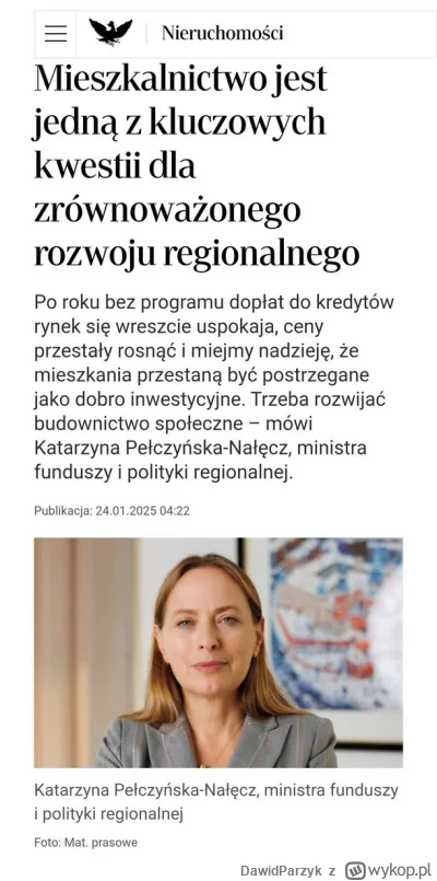 DawidParzyk - "Po roku bez programu dopłat do kredytów rynek się wreszcie uspokaja, c...