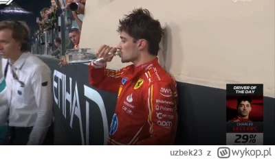 uzbek23 - #f1 Leclerc znowu pije zeby zapomniec ( ͡° ʖ̯ ͡°)
