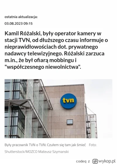 codeq - Ciekawe czy "czul się jak śmieć"?