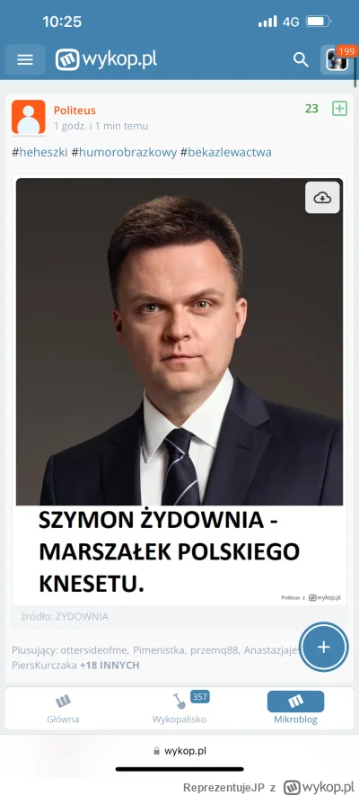 ReprezentujeJP - Widzę, że na pełnej wkraczamy w wykopową fazę nastoletniego wolności...