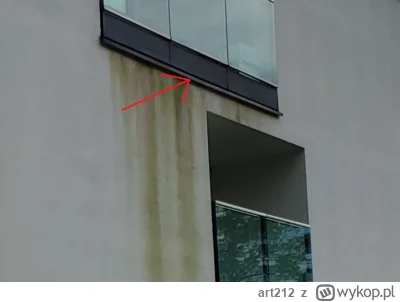 art212 - Jak fachowo nazywa się ta rynienka pod balkonem co powinna odprowadzać wodę ...