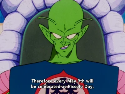 OgnisteJezykiSprawiedliwosci - happy Piccolo day 

#dragonball