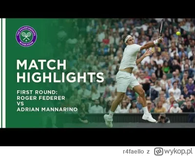 r4faello - #tenis 

Roger Federer vs Adrian Mannarino | First Round Highlights | Wimb...