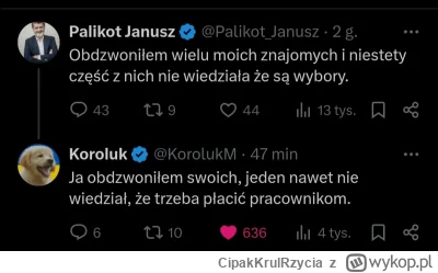 CipakKrulRzycia - #palikot #wybory