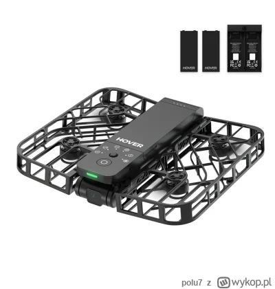 polu7 - HoverAir X1 Airselfie 125g Drone with 2 Batteries w cenie 425$ (1661.03 zł) |...