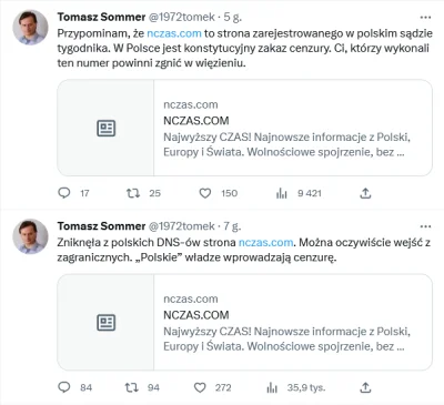 dr_gorasul - PIS blokuje serwis NCZAS.COM konserwatyno-liberalnego pisma NAJWYŻSZY CZ...