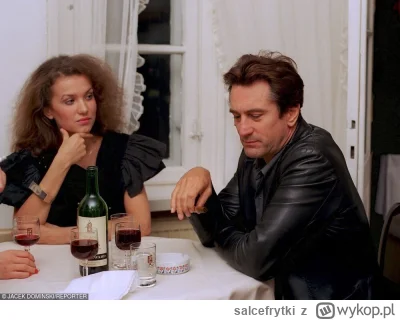 salcefrytki - Sławny aktor Roberta de Niro w rozmowie z Alutką Kossoń podczas jego wi...