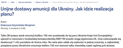 Opipramoli_dihydrochloridum - ci którzy wrzeszczeli, że Ukraina otrzyma tyle amunicji...