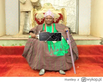 Huntley - hello mister @InkedHellcat. Me is Obu, I am king of Nigeria. I want give yo...