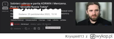 Kryspin013 - A gdy ktoś zauważył to szybko usunął wpis i dodał nowy gdzie zasłonił op...