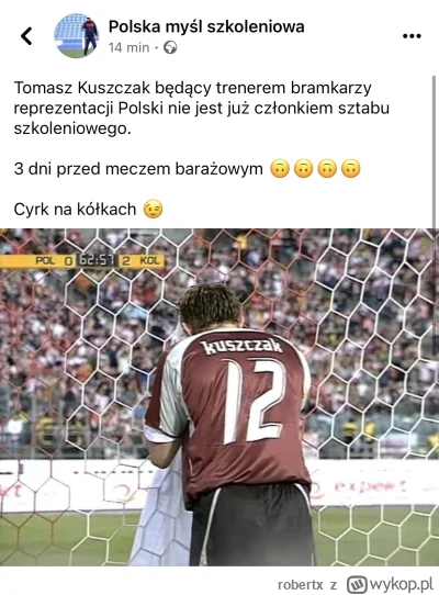 robertx - Jak Szczęsny nie cofnie swoich słów to #!$%@? xD

#pilkanozna #reprezentacj...