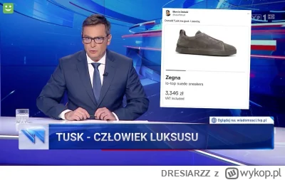 DRESIARZZ - @Kempes: Ciekawe czy wiadomości poruszą ten temat, o butach Tuska za "naw...